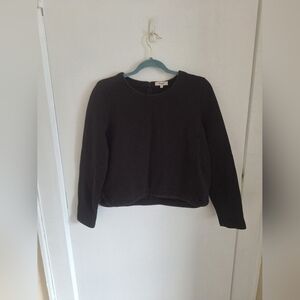 Madewell Black Crew Neck Sweater